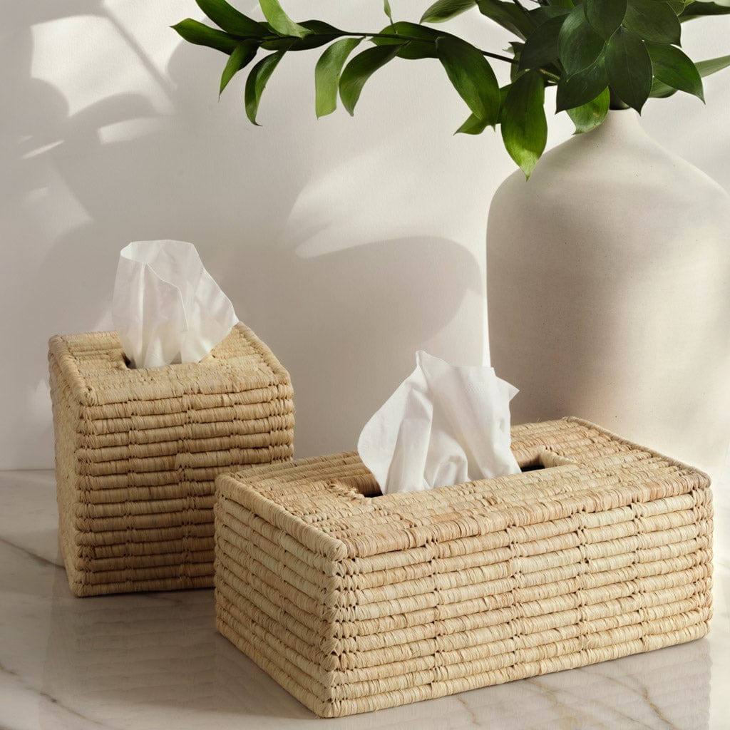 Luxury Amani Tissue Box Cover - Elegant Home Decor for Living Room, Bedroom & Office - Premium PU Leather with Stylish Design - Perfect for Gifts & Home Organization