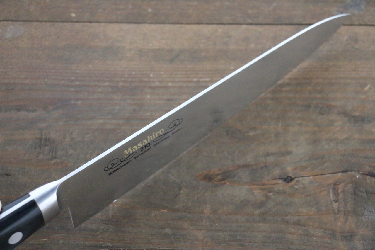Masahiro Molybdenum Gyuto Japanese Chef Knife - 8 Inch Professional Kitchen Knife for Slicing, Dicing & Chopping - Perfect for Home Cooks & Professional Chefs
