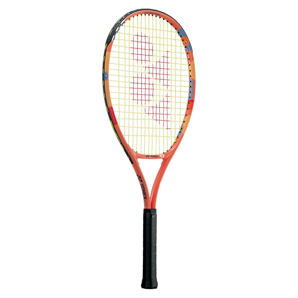 Junior 25 Prestrung Tennis Racquet for Kids - Coral Orange | Lightweight Youth Tennis Racket for Beginners | Perfect for Training, Practice & Junior Tennis Lessons