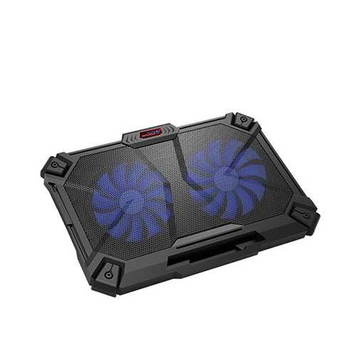 Coolcold Icing 4 Laptop Cooling Pad - Adjustable Notebook Cooler Stand with Powerful Fans for Optimal Heat Dissipation - Perfect for Gaming, Office Work & Long Computing Sessions