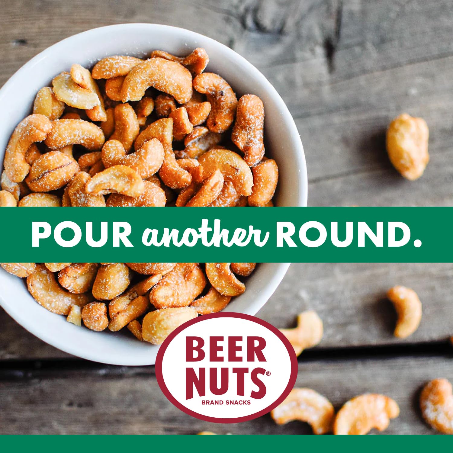 Sweet & Salty Cashews - Gluten Free, Kosher Snacks - 12oz Resealable Can (Pack of 2) - Perfect for Parties & Gifts