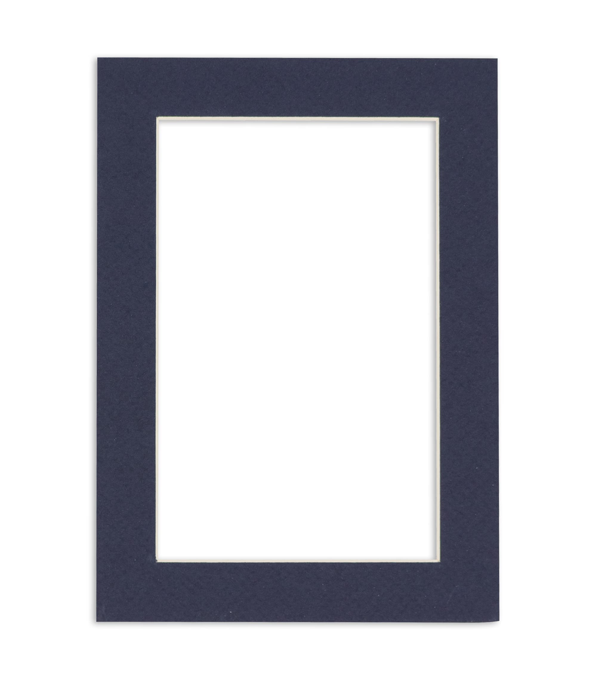20x24 Inch Navy Blue Acid-Free Picture Mat - Precut Bevel Cut Matboard for 16x20 Photos & Artwork - Perfect for Framing, Scrapbooking, and Home Decor Display