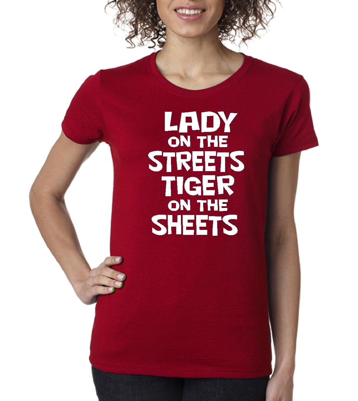 Women's Red T-Shirt - Soft Cotton Streetwear Tee for Casual Outfits & Everyday Wear | Perfect for Urban Fashion, Weekend Outings & Street Style