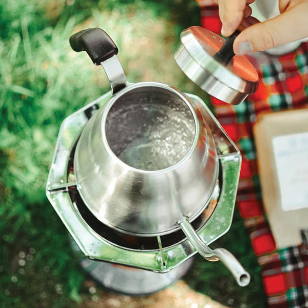 GROSCHE Marrakesh Pour Over Kettle - Premium Stainless Steel Gooseneck Coffee Tea Kettle with Ergonomic Handle for Precise Pouring - Perfect for Home Brewing, Specialty Coffee Shops & Barista Use
