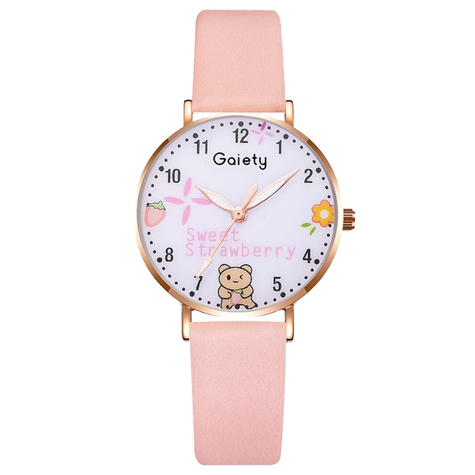 Elegant Women's Watches - Large Face Leather Band Waterproof Minimalist Analog Quartz Watch for Ladies - Perfect for Casual Wear, Office & Gift Giving (One Size)