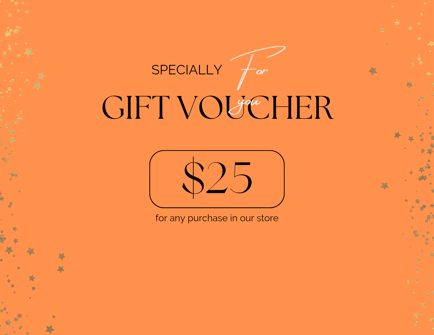 $25 Gift Card - Perfect for Birthdays, Holidays & Special Occasions | Digital & Printable Gift Certificate for Any Celebration
