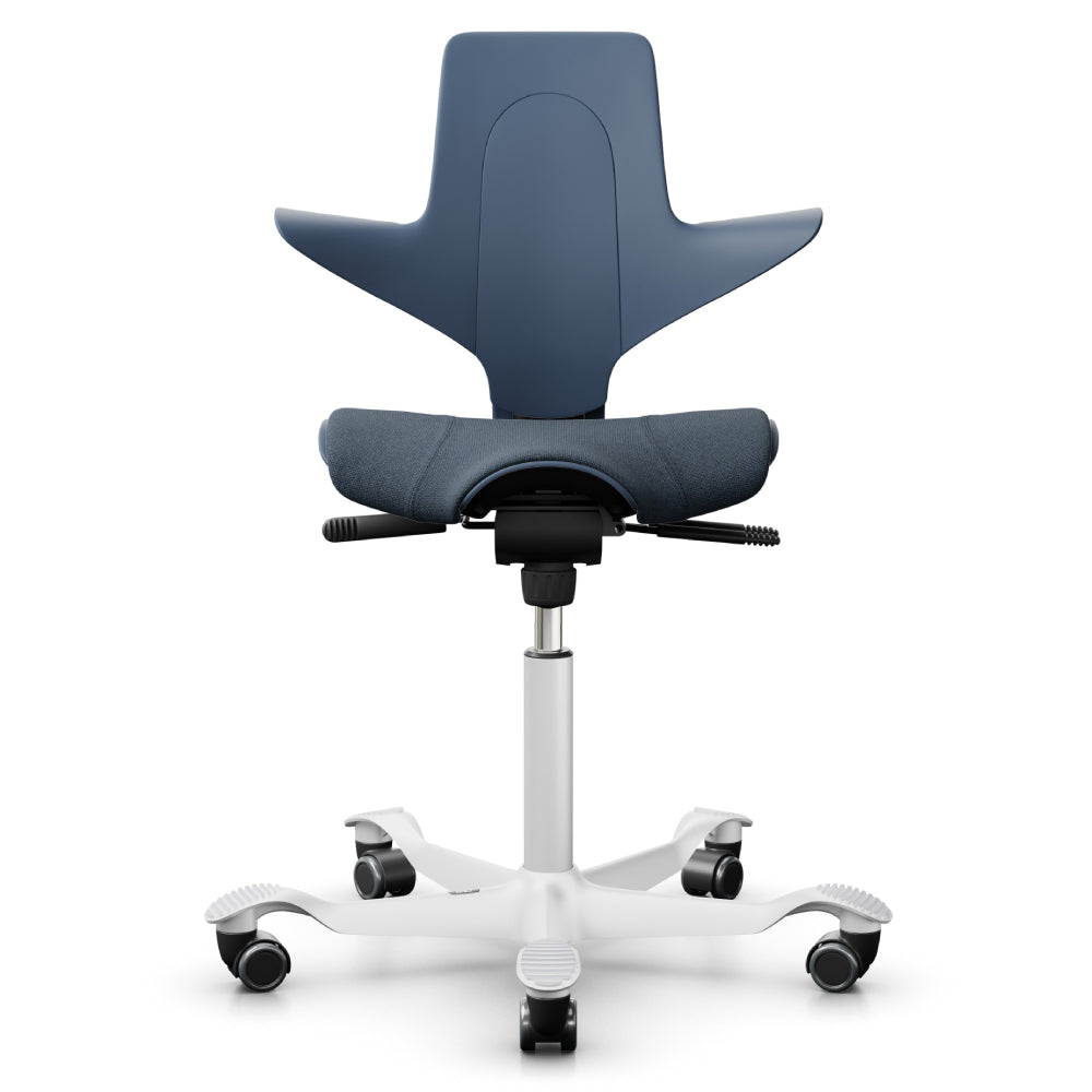 Ergonomic HÅG Capisco Saddle Chair 8020 - Adjustable Office Chair for Back Pain Relief, Perfect for Home & Work Use - Ideal for Standing Desks, Computer Work & Creative Professionals