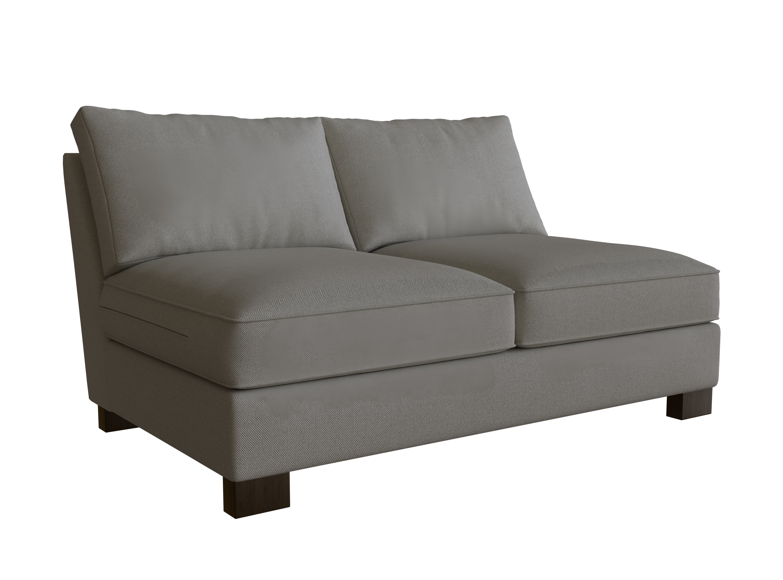 PB Turner Armless Loveseat Cover - Premium Slipcover for Sectional Sofa Components - Perfect for Living Room, Bedroom & Home Decor Protection