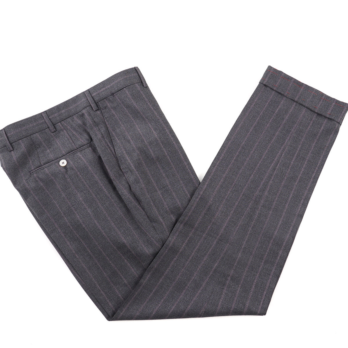 Isaia 'Sanita' Premium Woven Fresco Wool & Silk Suit for Men - Luxury Business Attire, Wedding & Formal Occasions
