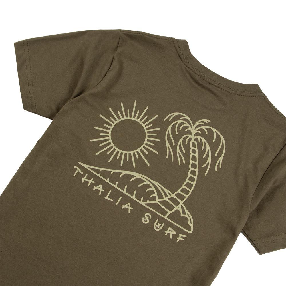 Thalia Surf Heat Wave Kids T-Shirt - Soft Cotton Graphic Tee for Boys & Girls - Beach, Surfing & Summer Outfit Essential