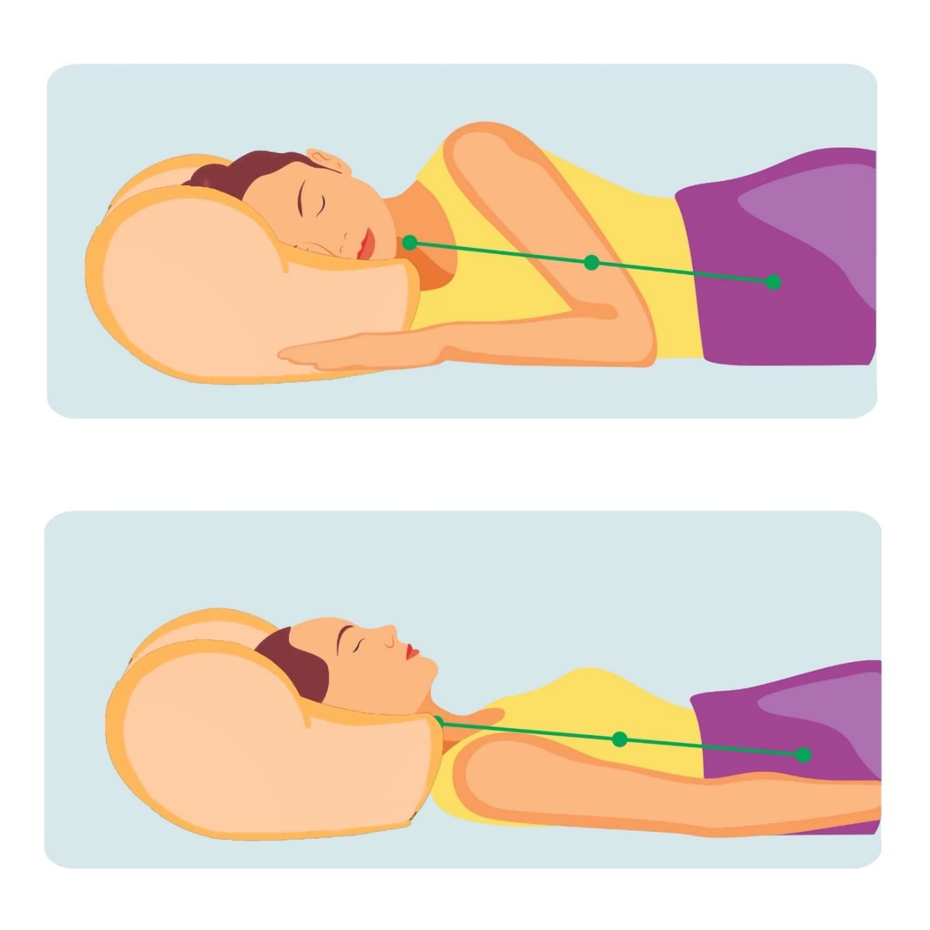 **Ergonomic Butt-Shaped Pillow for Back & Hip Support - Soft Natural Yoga Pant Cover - Stress & Anxiety Relief for Side, Back & Stomach Sleepers - Perfect for Home, Office & Travel Use**