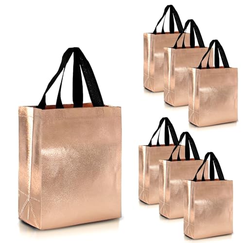 Rose Gold With Black Handles - Medium Size