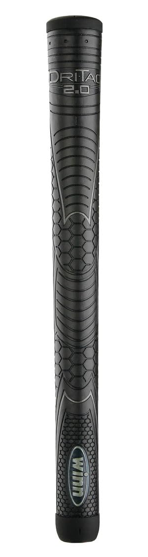 Winn Dri-Tac 2.0 Golf Grips Set of 13 - Standard, Midsize & Oversize with Advanced Polymer Technology | Perfect for Golf Club Regripping & Improved Performance