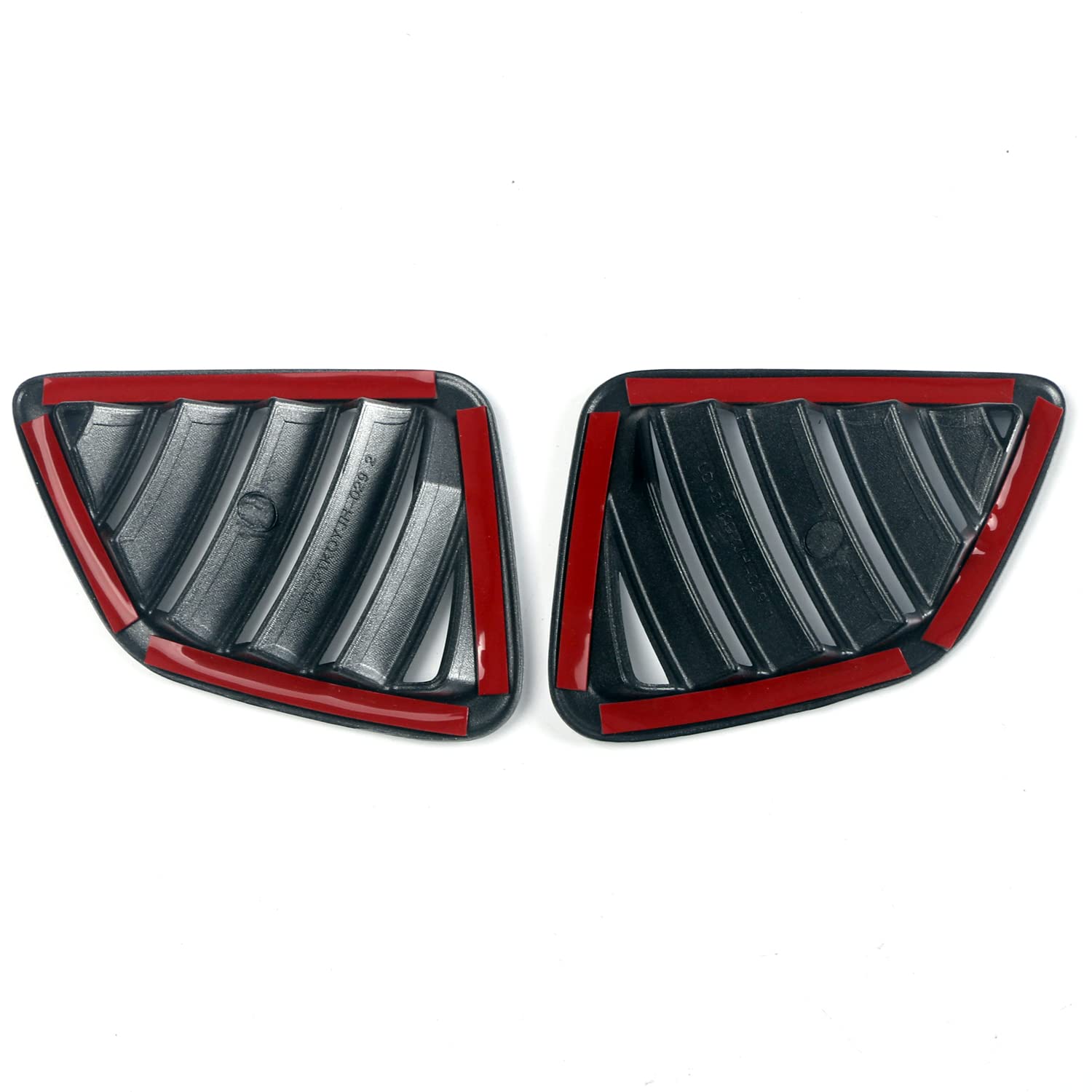2022-2023 Kia Carnival ABS Matte Front Upper Air Vent Outlet Cover Trim - 2pcs Car Interior Accessories for Dash Protection & Style Upgrade