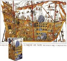 Heye 2000-Piece Triangular Jigsaw Puzzle - Loup Noah's Ark | Challenging Adult Puzzle for Home Decoration & Relaxation