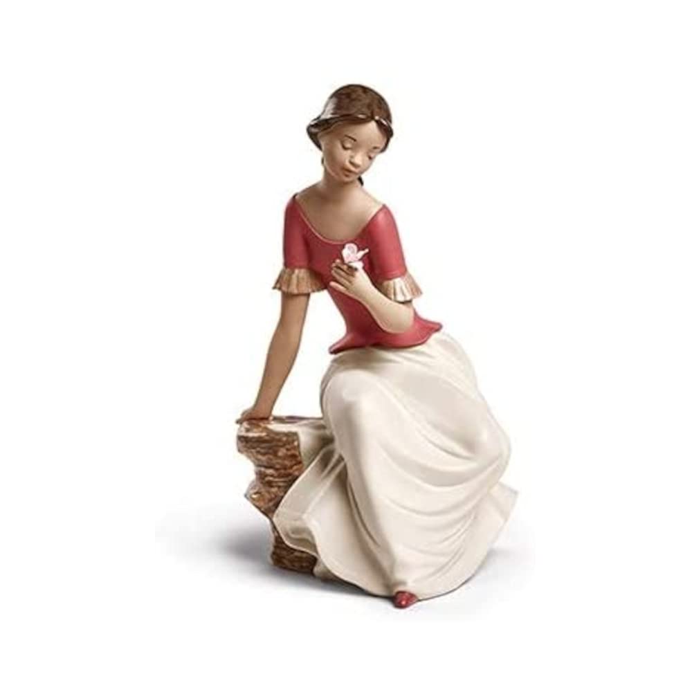 NAO Spring Reflections Porcelain Woman Figure - Elegant Home Decor for Living Room, Bedroom & Office