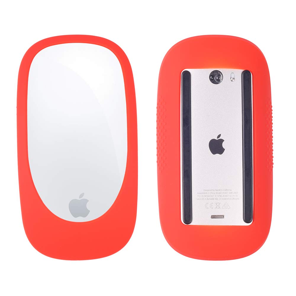 Purple Silicone Protective Case Cover for Apple Magic Mouse 1/2 - Shockproof & Anti-Slip Skin for iPad Accessories - Perfect for Office, Home & Travel Use