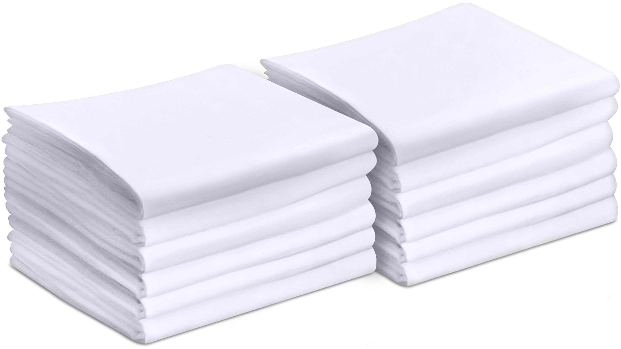 Utopia Bedding Brushed Microfiber Pillowcases - Queen Size (Pack of 120) - Soft Hypoallergenic Pillow Covers for Hotels, Dorms & Home Use - White