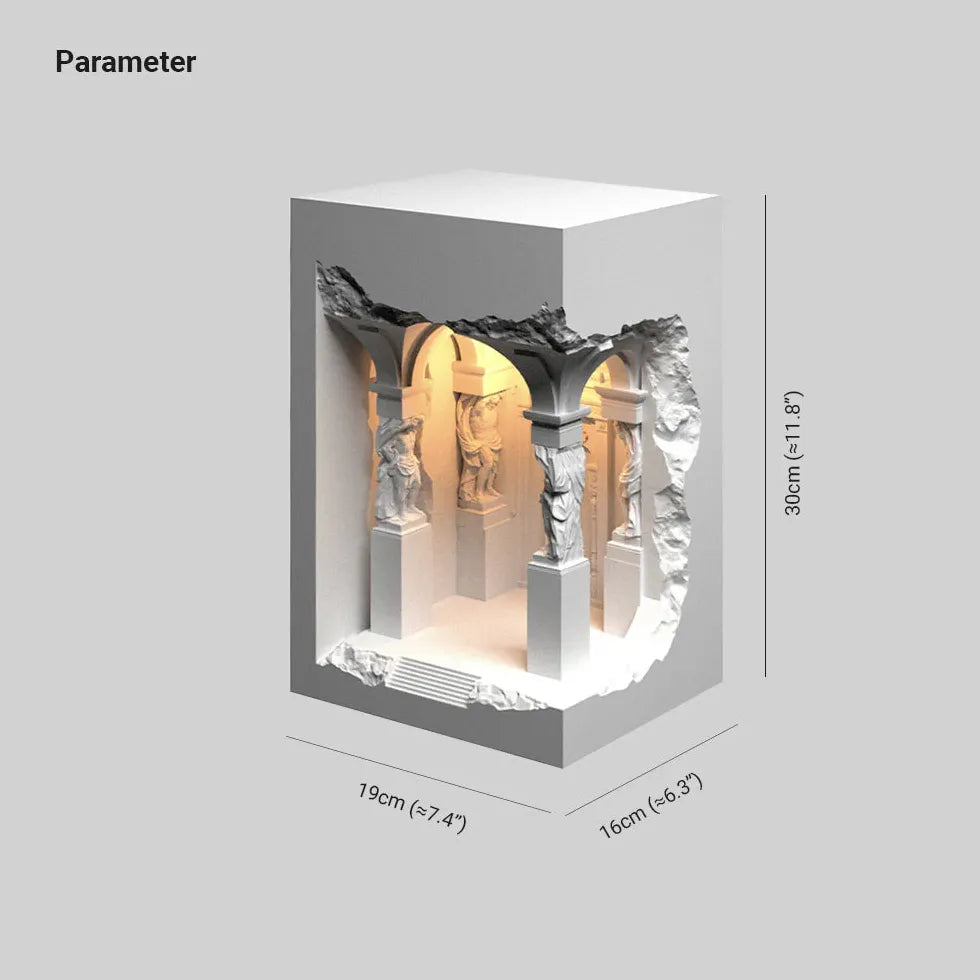 Modern Sensor-Activated Plaster Wall Lights - Energy-Efficient Indoor/Outdoor Lighting for Hallway, Bedroom, and Garden Decor