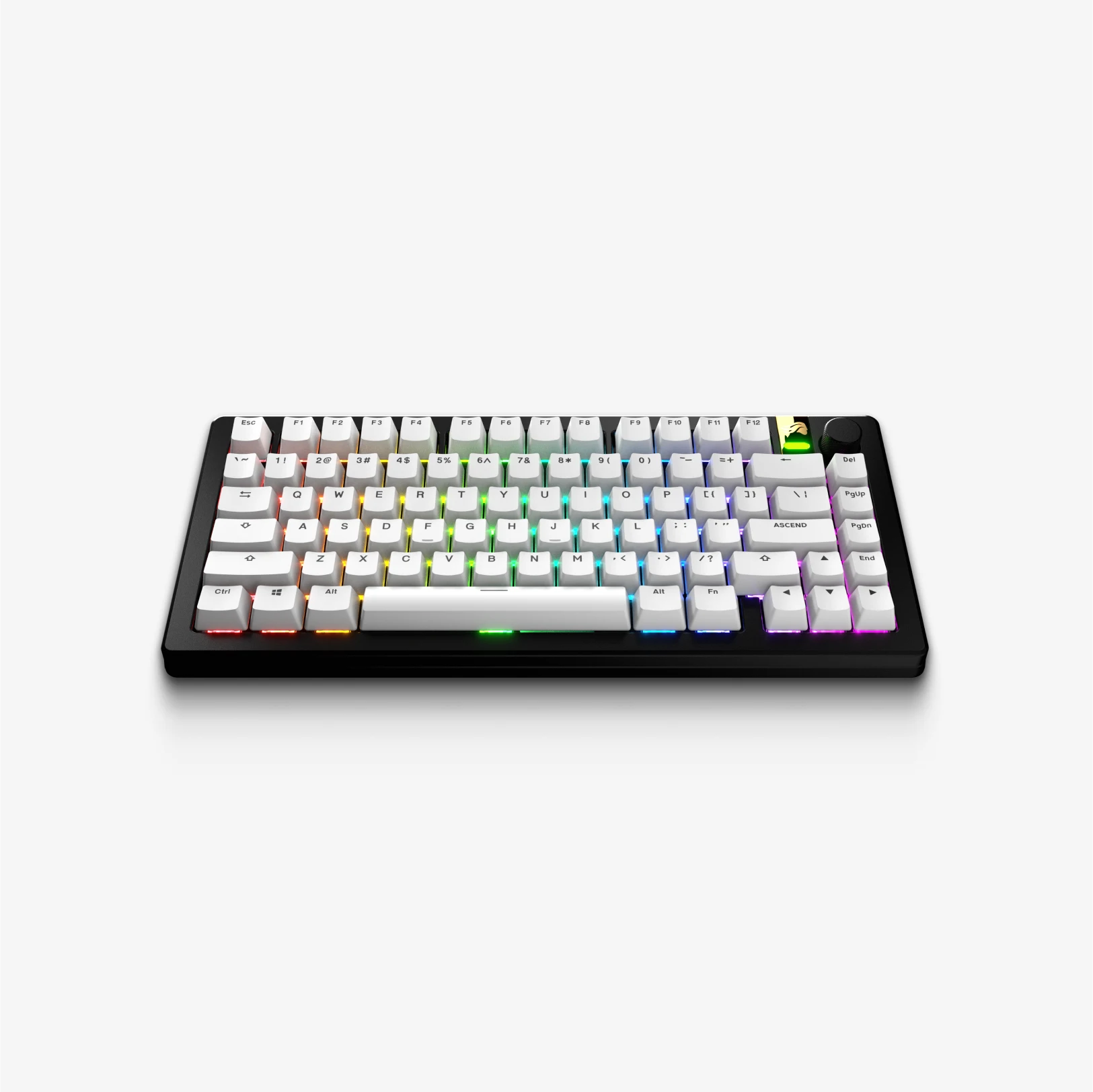 GPBT Classic White Keycaps - PBT Durable Mechanical Keyboard Keycaps for Gaming & Typing - Perfect for Cherry MX, Gateron & Other Switches (Office, Home, Gaming Setup)