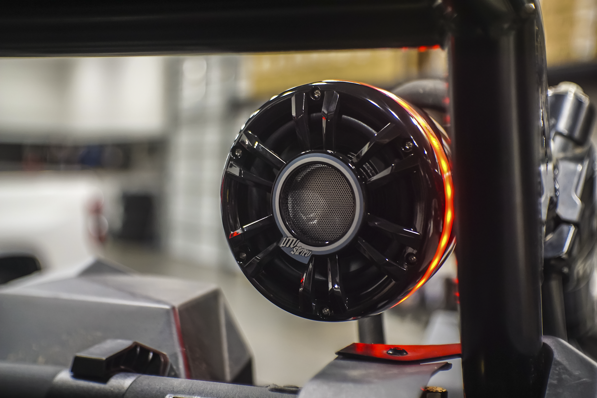 8 RGB LED Speaker Rings (Pair) - Colorful Audio Lighting for UTV, ATV, Motorcycles & Cars | Enhance Your Ride with Vibrant Sound & Light Effects