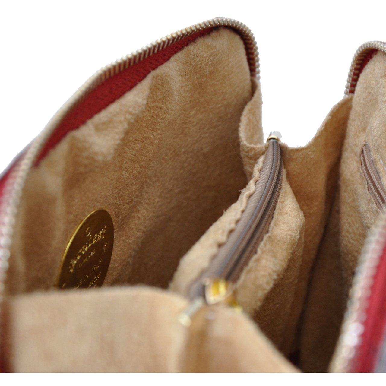 Premium Pratesi Leather Women's Volterra King Handbag - Genuine Leather, Stylish & Durable Coffee Brown - Perfect for Work, Travel & Everyday Luxury
