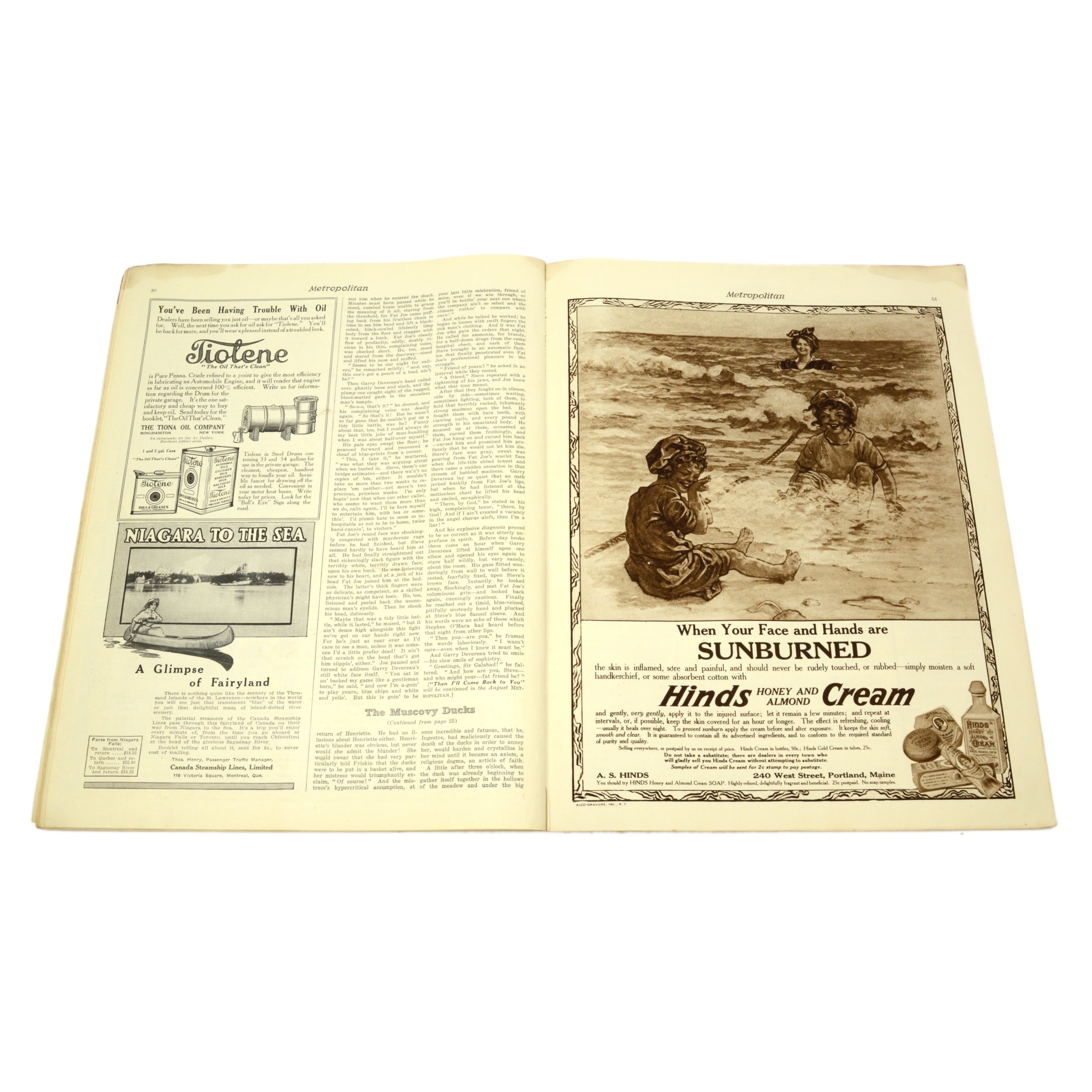 Antique METROPOLITAN July 1915 Magazine with Nude Kay Laurell as Liberty Cover - Rare Vintage Collectible for History Buffs & Art Deco Enthusiasts