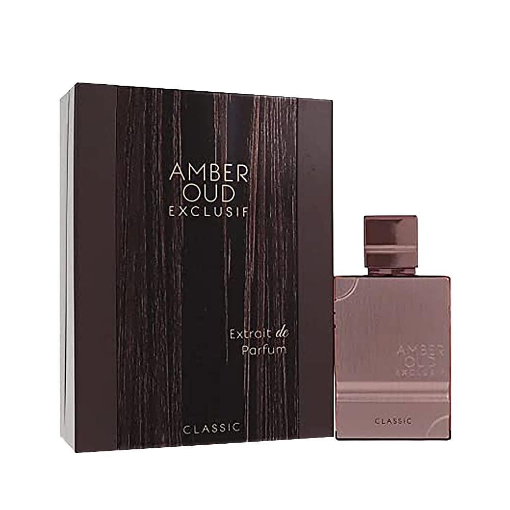 Amber Oud Exclusif Classic Cologne Eau de Parfum Spray - Unisex Fragrance for Men & Women (2 oz) | Long-Lasting Luxury Scent for Date Night, Special Occasions & Everyday Wear