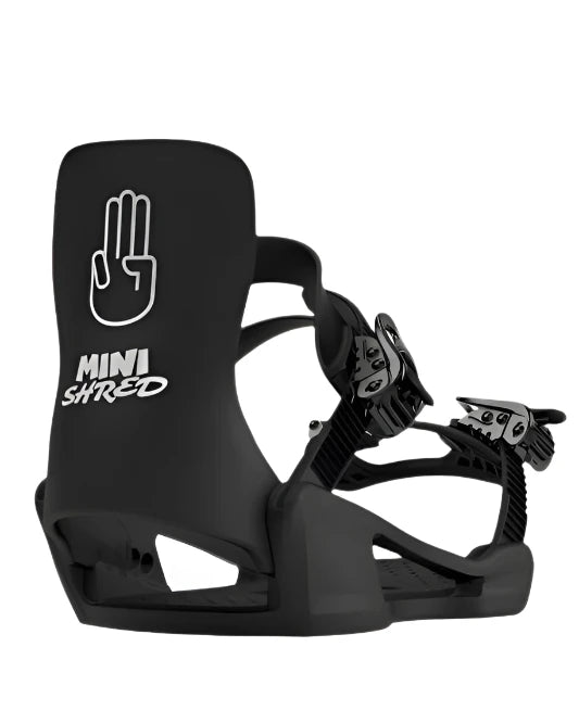 Bataleon Junior's Minishred Snowboard Bindings 2025 - Kids Snowboard Bindings for Boys & Girls - Perfect for Freestyle & All-Mountain Riding
