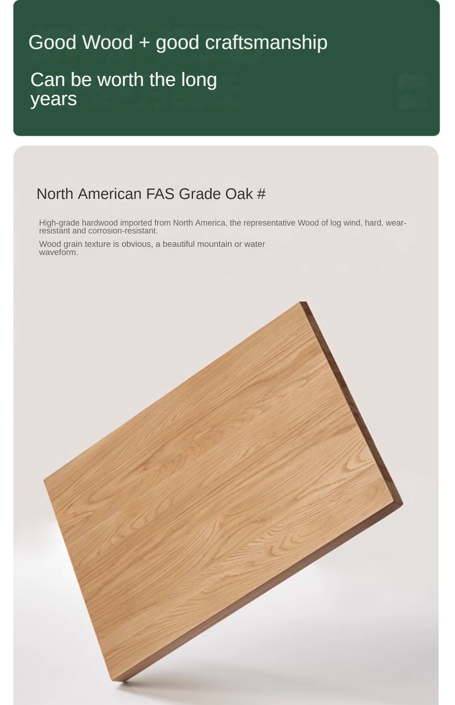 Minimalist Ultra Narrow Coffee Table - Solid Oak & Cherry Wood - Perfect for Small Spaces, Apartments, and Modern Living Rooms