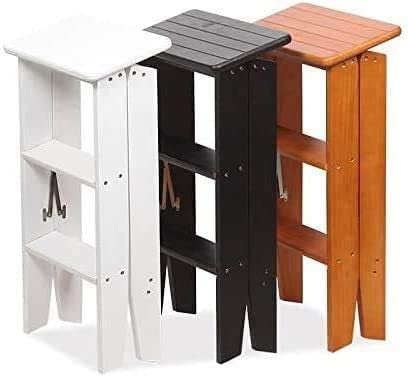 OKUOKA 2-in-1 Foldable Step Stool - Portable Triangle Design Ladder Step Stool for Home & Outdoor Use - Perfect for Kitchen, Bathroom, Garage, and Garden Access