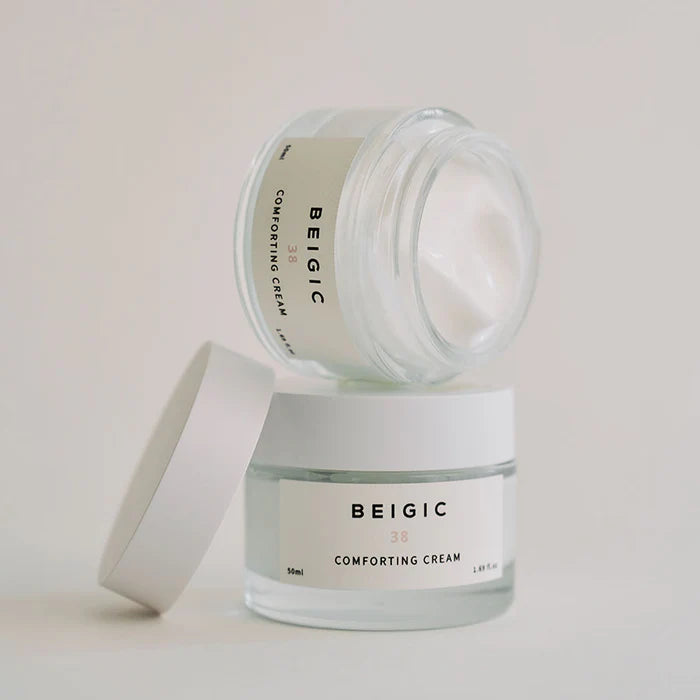 BEIGIC Soothing & Hydrating Face Cream 50ml - Deep Moisturizer for Dry & Sensitive Skin - Perfect for Daily Skincare & Night Routine