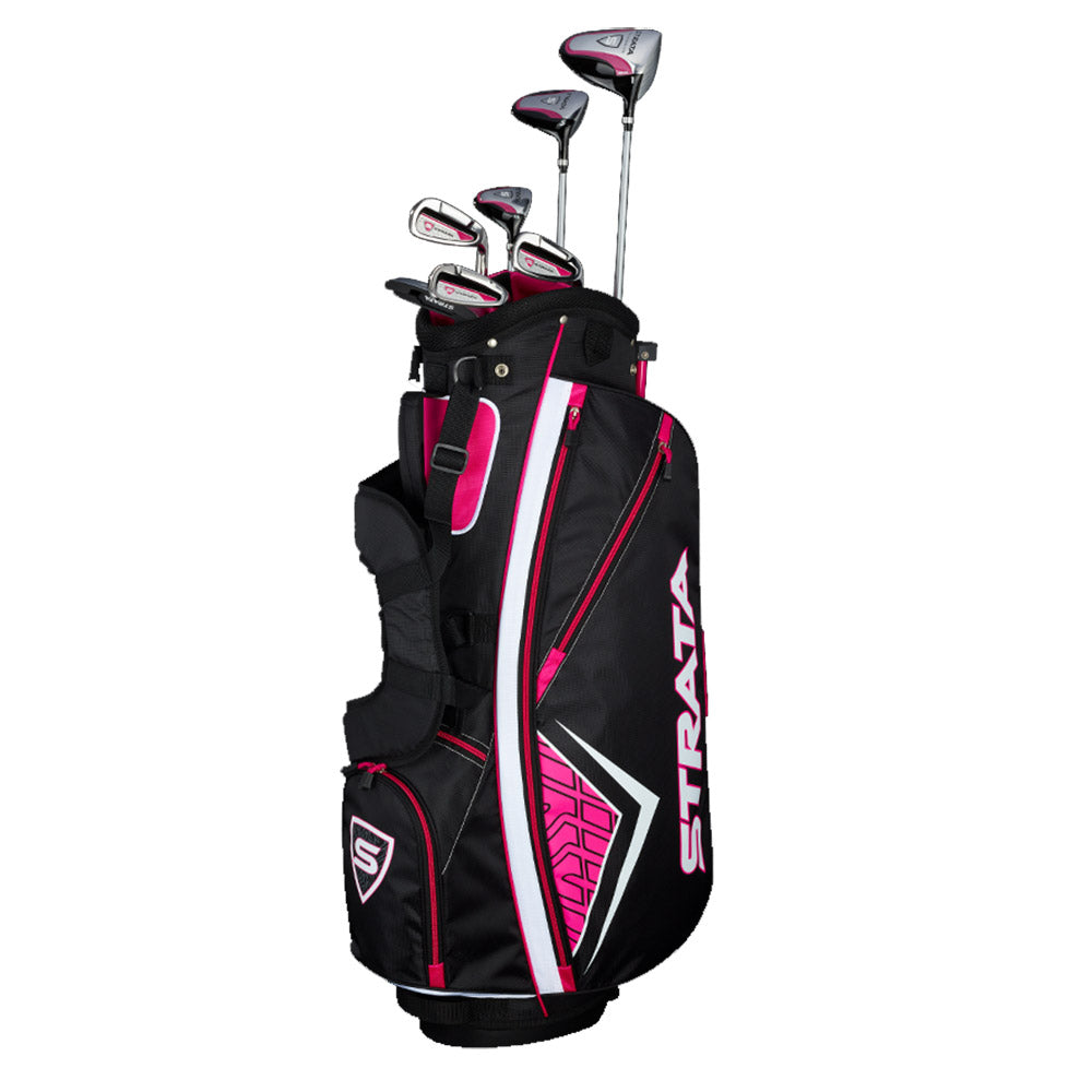 Callaway Strata 11-Piece Women's Right-Handed Golf Club Set - Complete Golf Equipment for Beginners & Intermediate Players on the Course