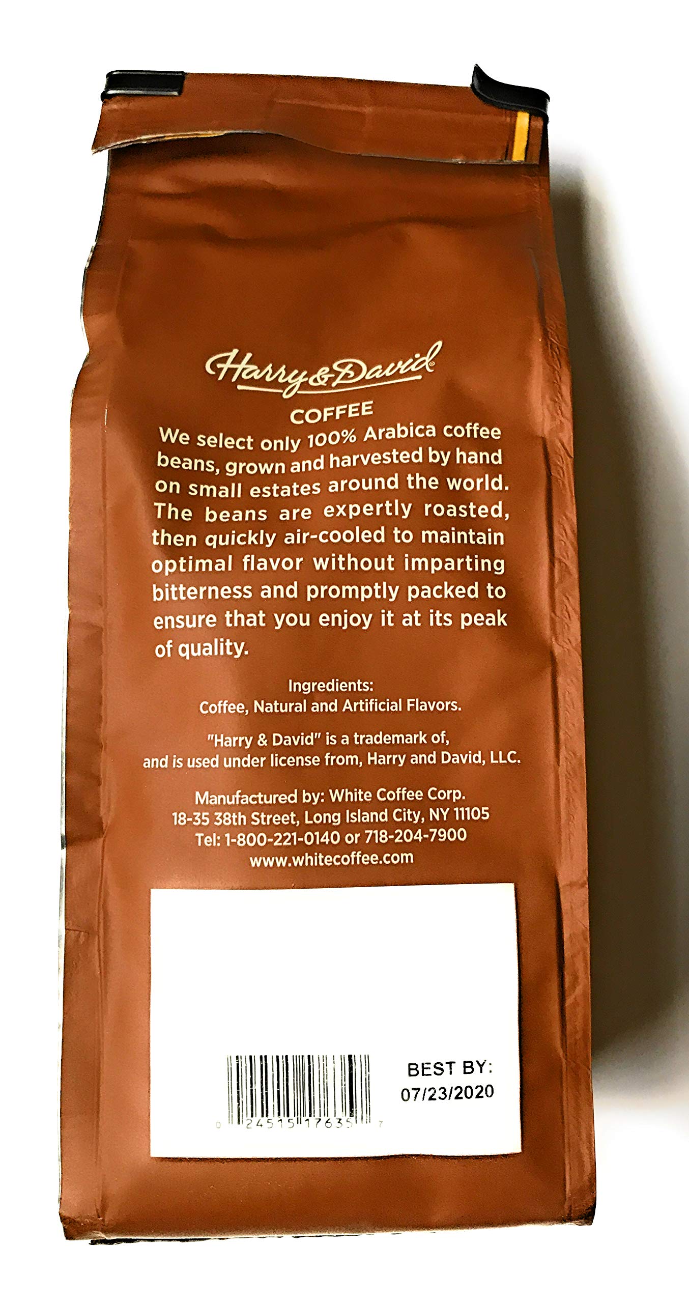 Harry & David Maple Vanilla Ground Coffee - 12oz Bag | Premium Flavored Coffee for Breakfast, Office & Gifts | Rich Aroma & Smooth Taste