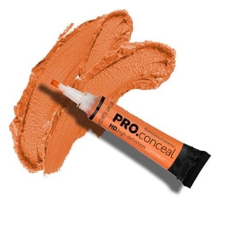 Best Waterproof Orange Concealer for Dark Circles - Long-Lasting Under Eye Corrector & Brightener for Makeup - Perfect for Daily Use, Special Occasions & Photo Shoots