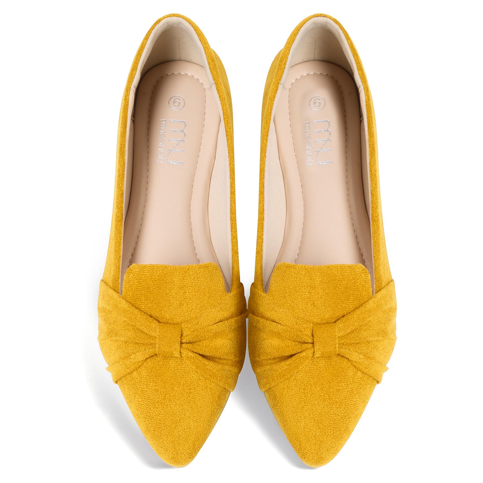 MUSSHOE Women's Comfortable Slip-On Flat Shoes - Casual & Dressy Loafers for Work, Office, Travel & Everyday Wear