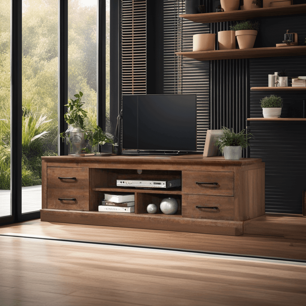 Myles II TV Stand with Storage - Modern Entertainment Center for Living Room, Bedroom & Home Theater - 60 Inch Media Console with Shelves & Cabinets