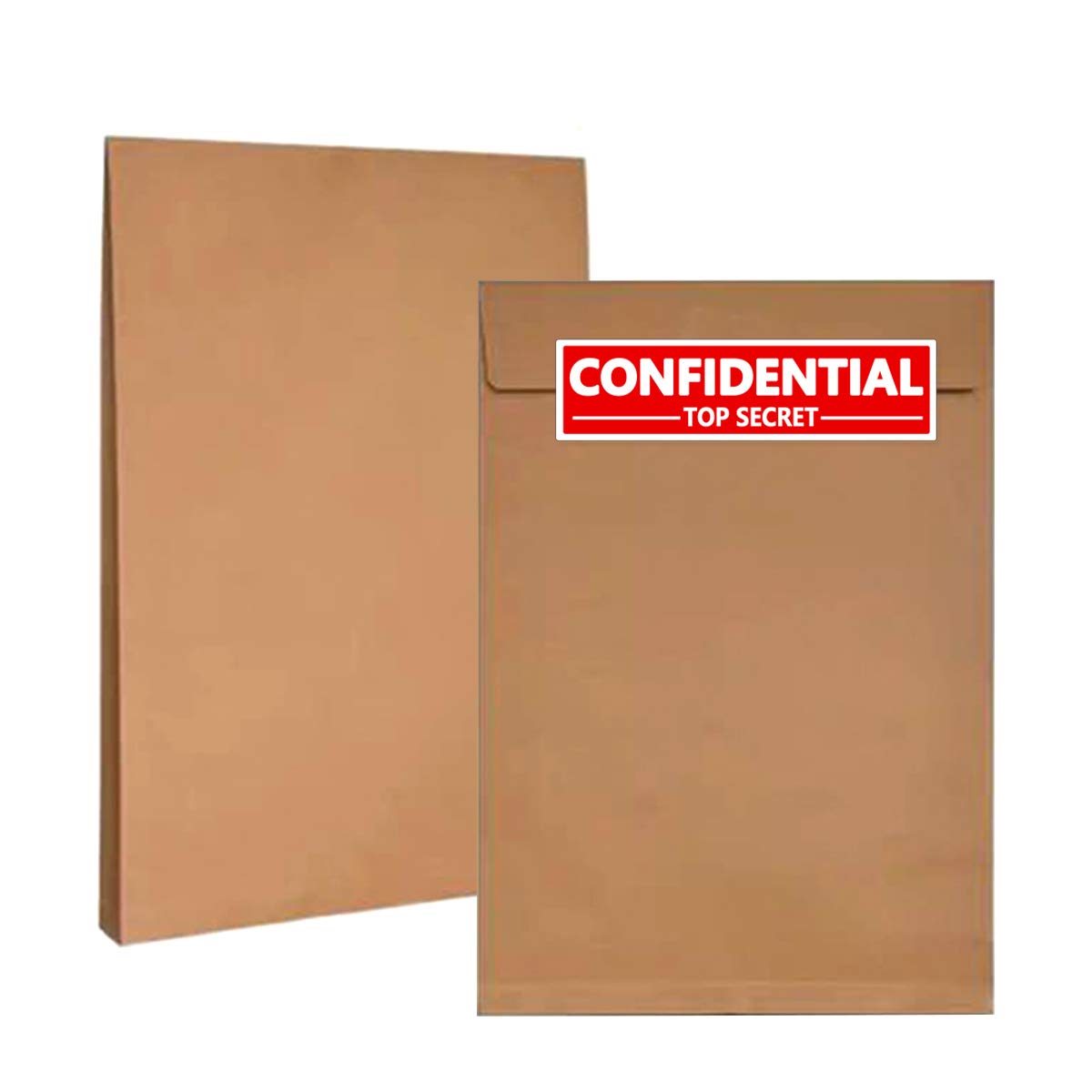 500 Pcs Confidential File Labels - 4x1 Inch Security Stickers for Document Handling & Organization | Perfect for Office Files, Legal Documents & Sensitive Records