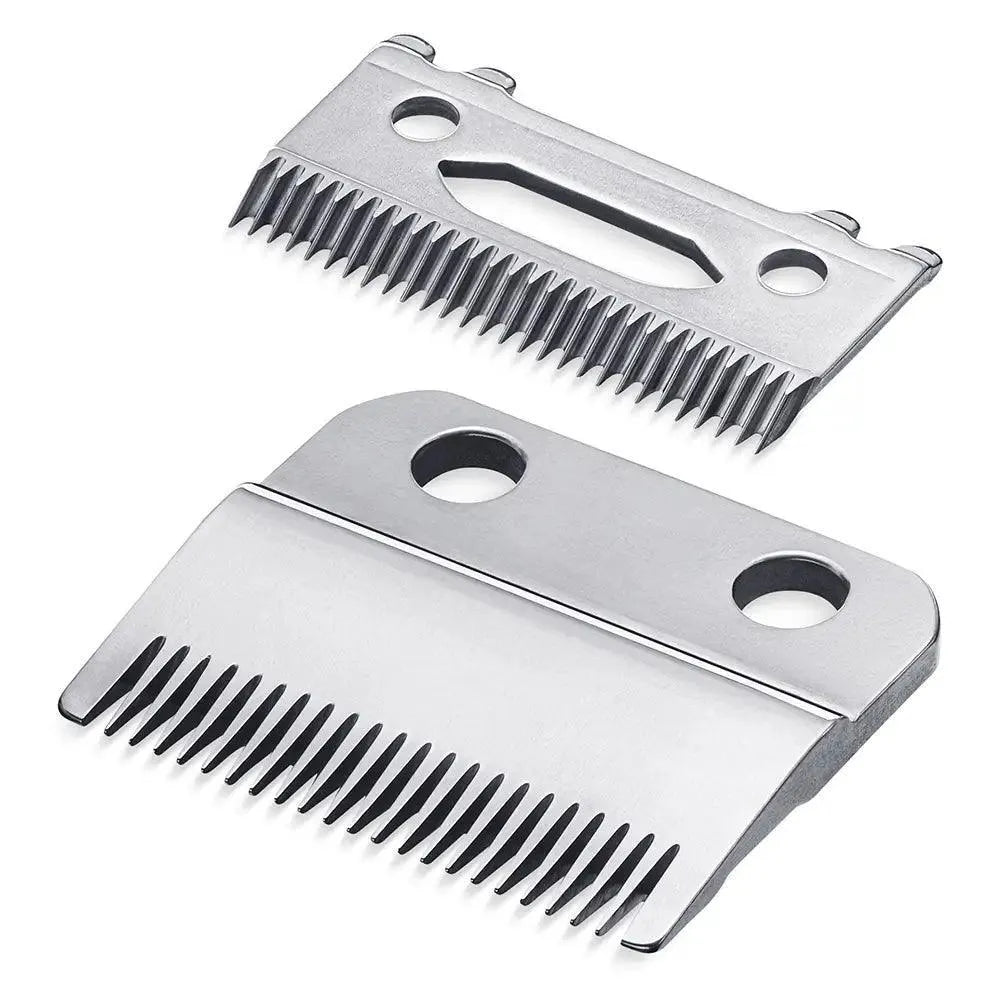 Professional PRECISE CLIPPER BLADES for Hair Cutting - Sharp Stainless Steel Grooming Tools for Barbers & Pet Grooming at Home/Salon