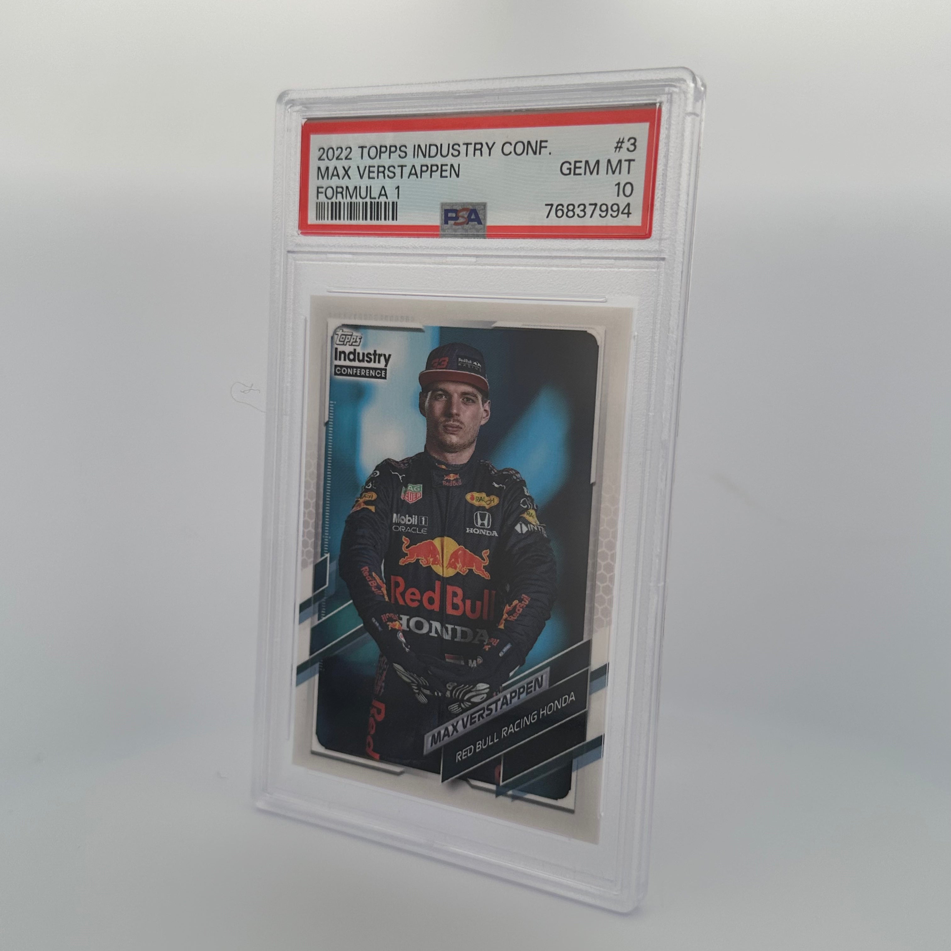 PSA 10 Graded MAX VERSTAPPEN #3 2023 Industry Conference Trading Card - Perfect for F1 Collectors, Sports Memorabilia Enthusiasts & Investment Portfolio