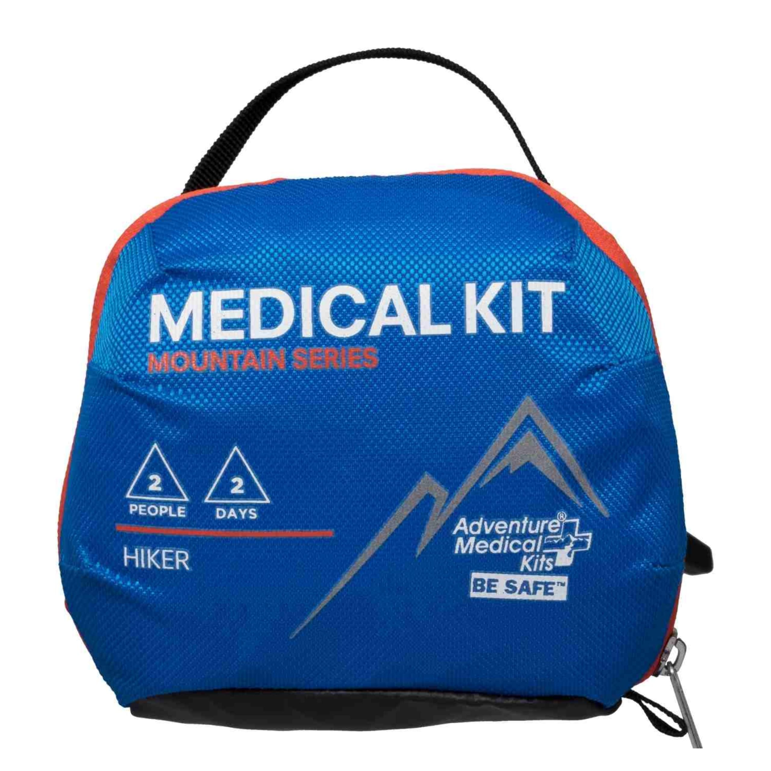 Adventure Medical Kits Mountain Series Hiking First Aid Kit - Emergency Medical Supplies for 2 People (2 Days) - Includes Trauma Pad, Medications & Guidebook - Perfect for Hiking, Camping & Outdoor Adventures