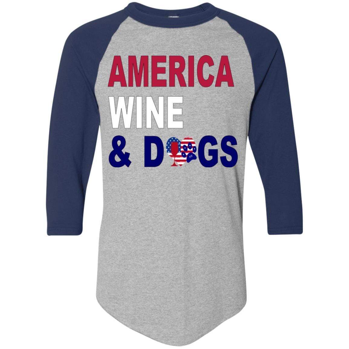 WineyBitches.Co Colorblock Raglan Jersey - Stylish Women's Baseball Tee for Casual Wear, Lounge & Outfits