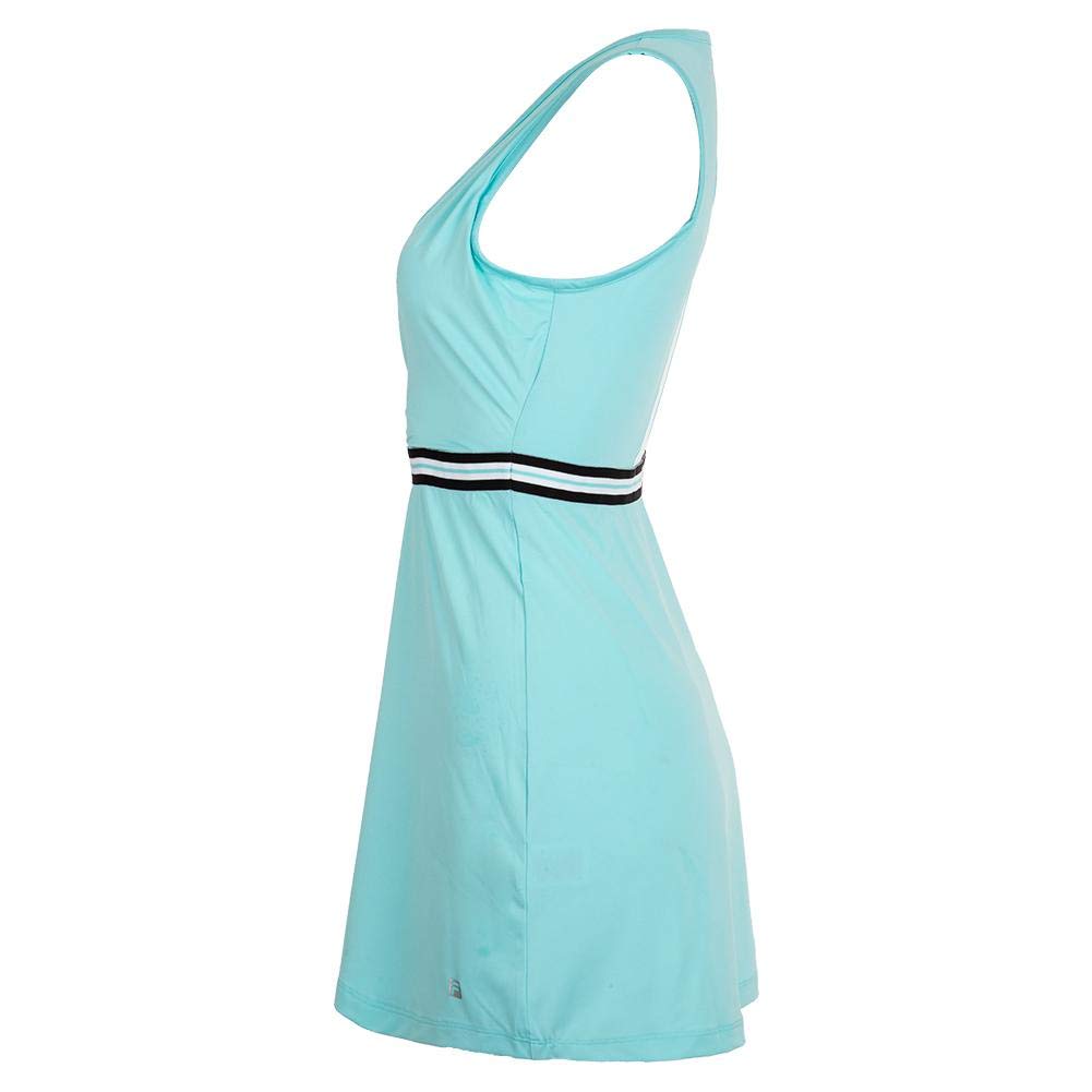 Fila Women's Love Game Tennis Dress - Large, White | Breathable & Stylish Tennis Outfit for Women | Perfect for Matches, Training & Casual Wear