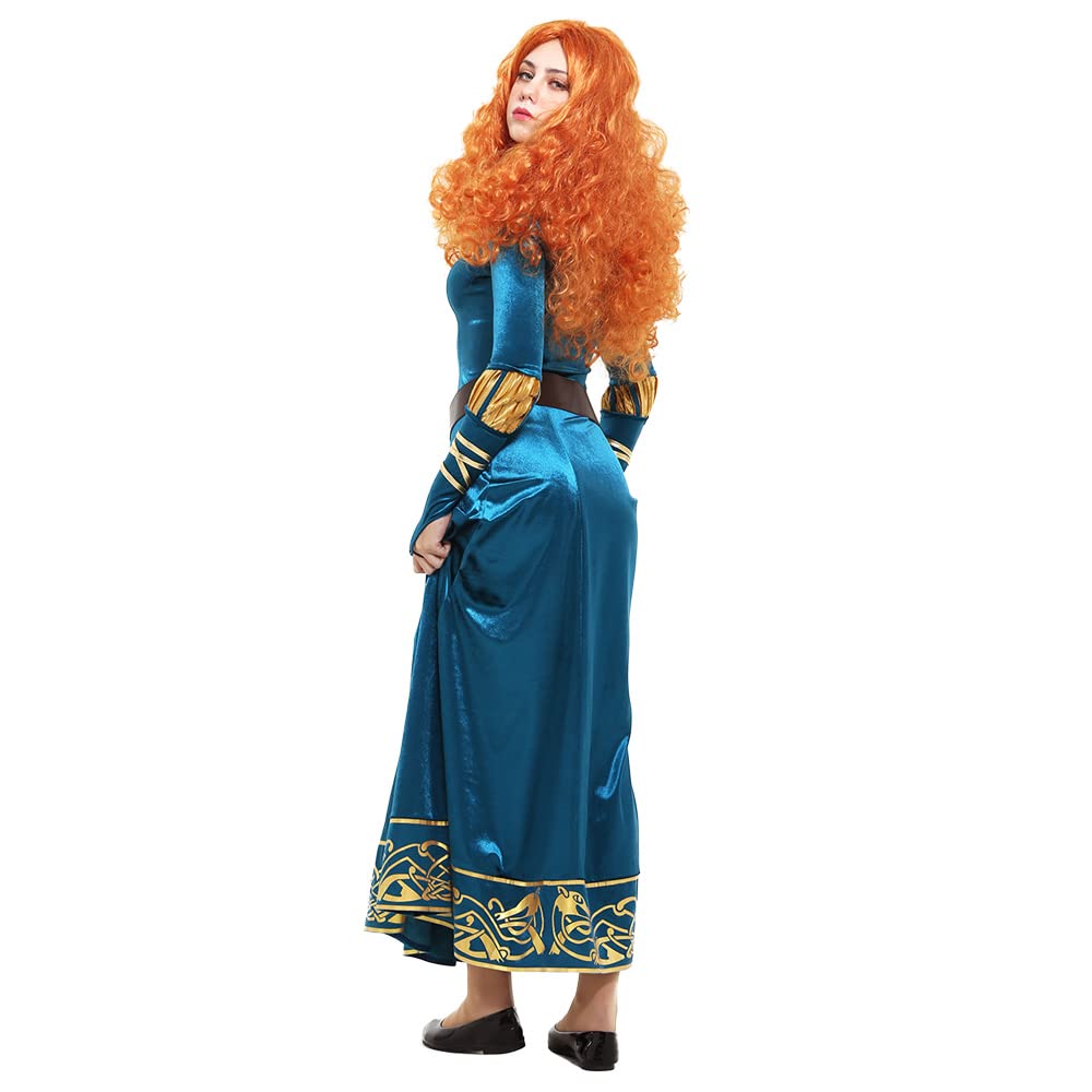 Miccostumes Women's Princess Adult Dress - Elegant Cosplay Costume for Halloween, Renaissance Fairs & Themed Parties | Official Licensed Costume