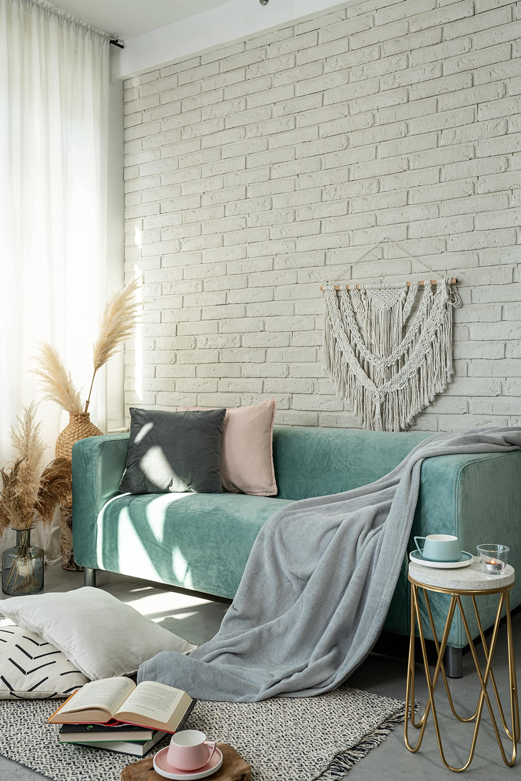 MASTERS OF COVERS Snug Fit Classic Velvet Klippan Loveseat Slipcover - Replacement Cover for IKEA Two Seater Klippan Sofa | Mint Green Velvet Fabric | Perfect for Living Room, Bedroom & Home Decor