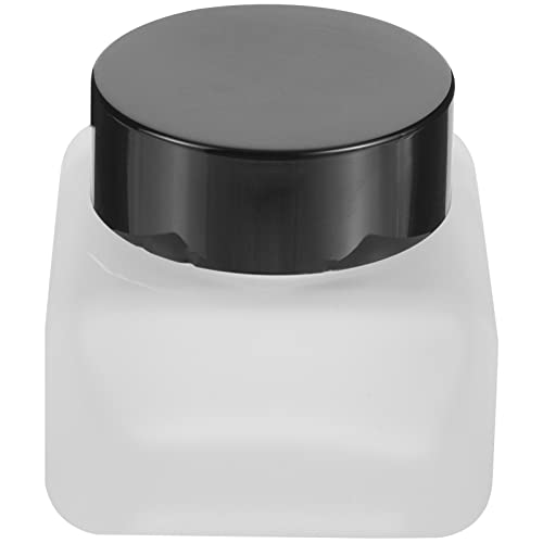 EXCLUZO 50g Glass Cosmetic Jars with Lids - Empty Makeup Sample Containers for Lotion, Cream & Cosmetics | Travel-Friendly, DIY Beauty & Skincare Storage Solution