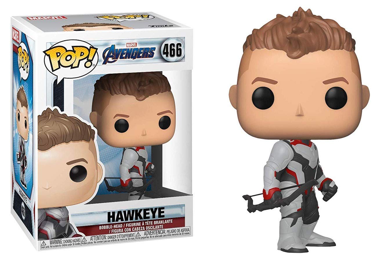 POP! Marvel Avengers Hawkeye Team Suit Bobblehead Figure - 4 Inch Collectible Vinyl Toy for Marvel Fans | Perfect for Display, Gifts & Comic Conventions
