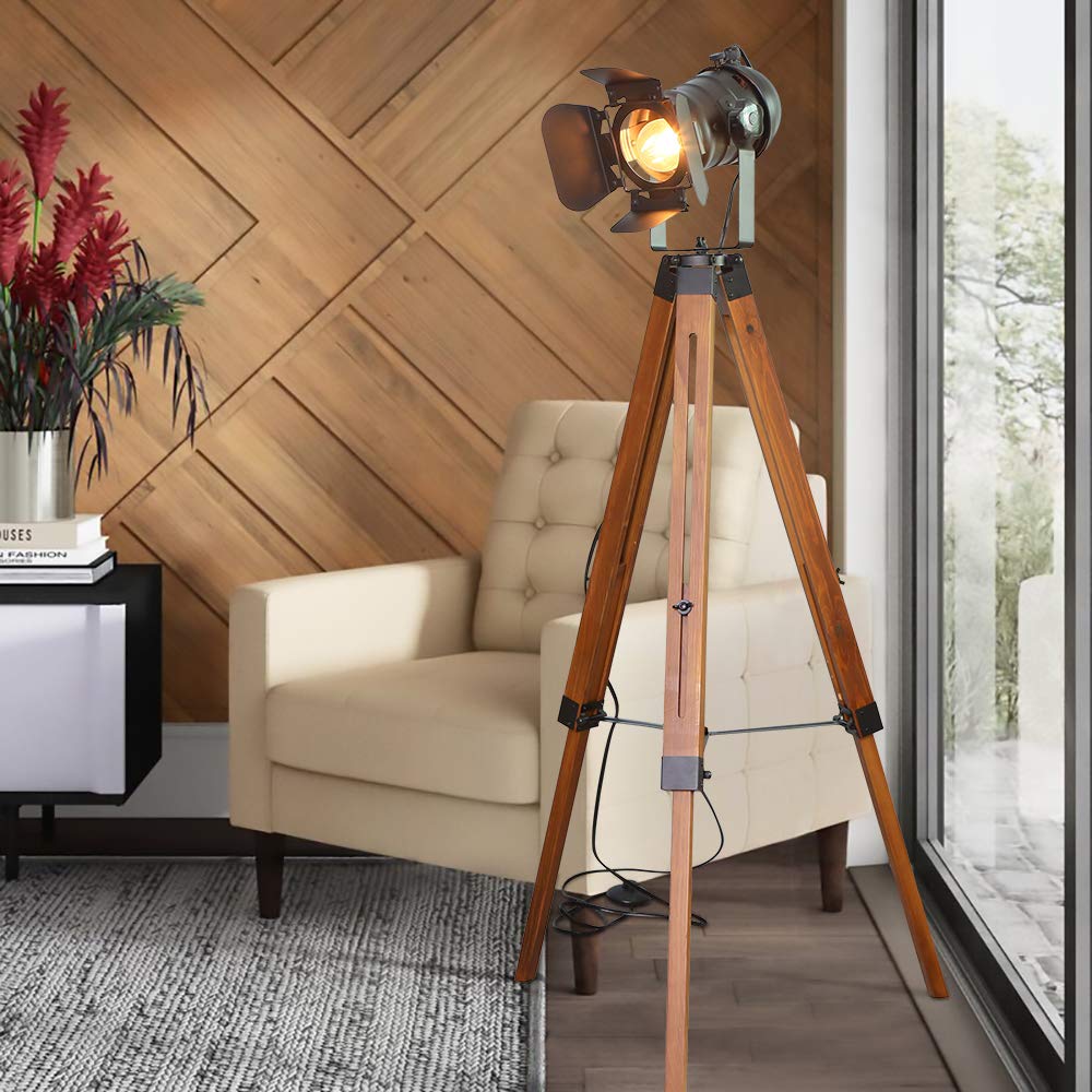 Vintage Industrial Floor Lamp - 55
