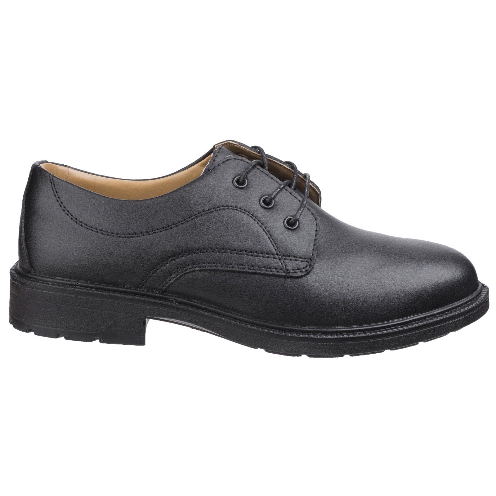 Men's FS45 Safety Work Shoes - Black, UK 5 / EU 39 - Steel Toe, Slip Resistant, Comfortable for Construction, Warehouse & Industrial Work