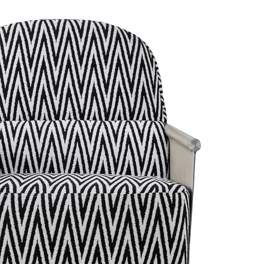 Emberly Printed Fabric Armchair - Modern Accent Chair for Living Room, Bedroom & Office - Stylish Home Decor with Floral Design - Perfect for Relaxing & Reading